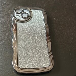 Silver & Black Phone Case